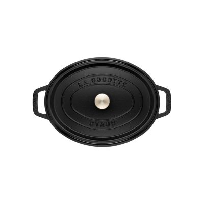 5. Oval cast iron pot STAUB 40509-319-0 - black 5.5 ltr