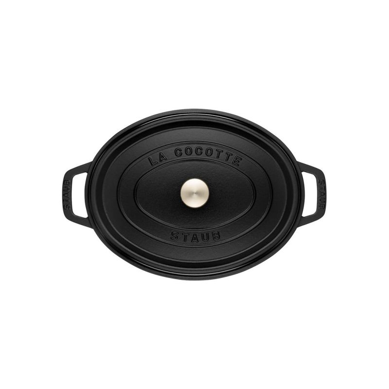 5. Oval cast iron pot STAUB 40509-319-0 - black 5.5 ltr