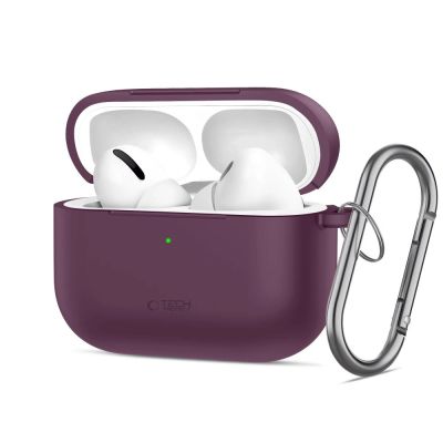 Tech-Protect Silicone Hook Case for Apple AirPods 3 – Burgundy