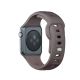 23. 3mk Silicone Watch Strap for Apple Watch 42 / 44 / 45 / 49 mm - brown