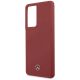 6. Mercedes Silicone Line Case for Samsung Galaxy S21 Ultra - Red