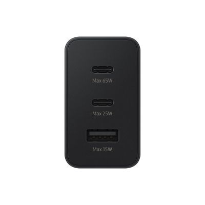 27. Samsung 65W Power Adapter Trio, Black