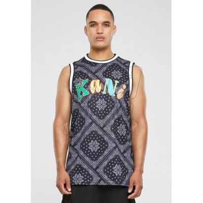 2. Karl Kani Woven Signature Paisley Basketball Tank M 6031440