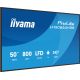 4. iiyama LH5066UHSB-B1AG signage display Flat panel Digital Signage 127 cm (50") LCD Wi-Fi 800 cd/m2 4K Ultra HD Black Built-in processor Android 24/7