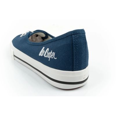 5. Lee Cooper shoes women's sneakers sporty blue slip-on ballet flats