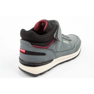 4. Levi's children's shoes youth Sierra ankle boots with Velcro