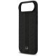 6. Mercedes Leather Laurel Leaves Stripes MagSafe Case for iPhone 17 Air - Black
