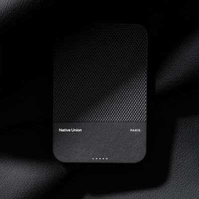 9. Native Union PB-5KMS-BLK-Q2 Power Bank 5000mAh Wireless Charging Black