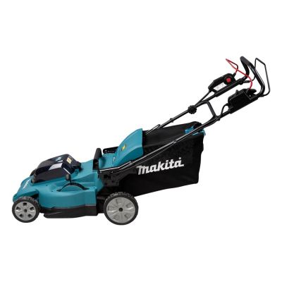 2. Makita DLM481Z Lawn Mower Push Type Lawn Mower Battery Black, Blue, Metallic