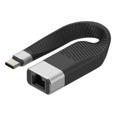 Techly ICOC USBC-RJ45 Network Cable Black 0.144 m