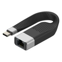 Techly ICOC USBC-RJ45 Network Cable Black 0.144 m