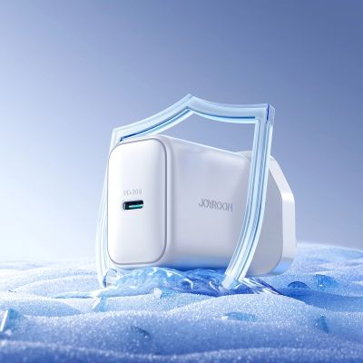 3. Joyroom JR-TCF20 PD 20W Wall Charger (UK Plug) - White