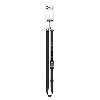 3. Tech-Protect C9S Rope Crossbody Phone Lanyard - Black