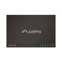 LANBERG SWITCH DSM1-1005 5X1GB/S UNMANAGED GIGABIT ETHERNET DESKTOP 12V (METAL HOUSING)