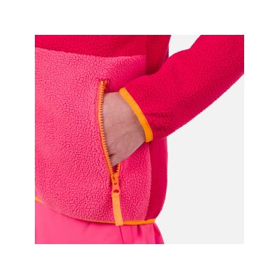 5. Rossignol Jr Alltrack Fleece Pink Sweatshirt