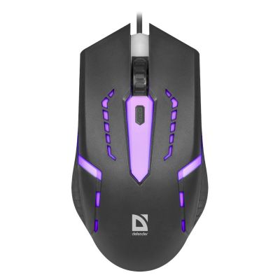 2. Defender Flash Wired Mouse MB-600L OPTIC LED 1200 DPI 4P 52600