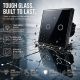 10. QOLTEC LIGHT ON/OFF SWITCH | TOUCH 2-CHANNEL | WI-FI | TIMER | TUYA | BLACK