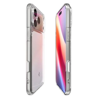 6. Spigen Ultra Hybrid "T" MagSafe Case for iPhone 17 Pro Max - Clear and White