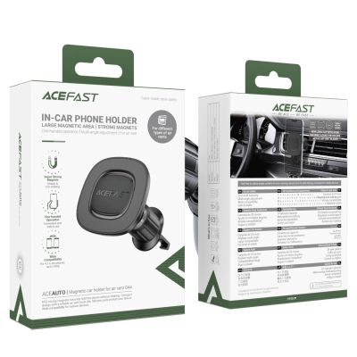 5. Acefast D44 magnetic air vent holder - black