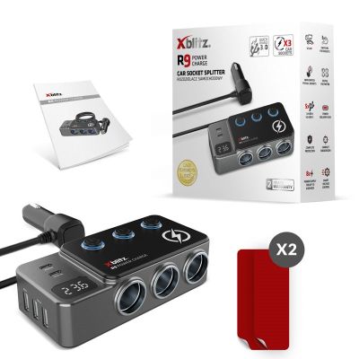 4. XBLITZ CAR SPLITTER XBLITZ R9