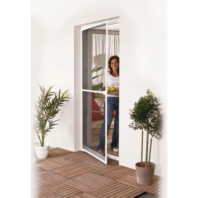 68. ALU DOOR MOSQUITO NET 100X215 WHITE BASIC PLUS