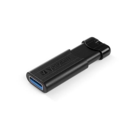 2. Verbatim PinStripe USB Flash Drive 128GB USB Type-A 3.2 Gen 1 (3.1 Gen 1) Black