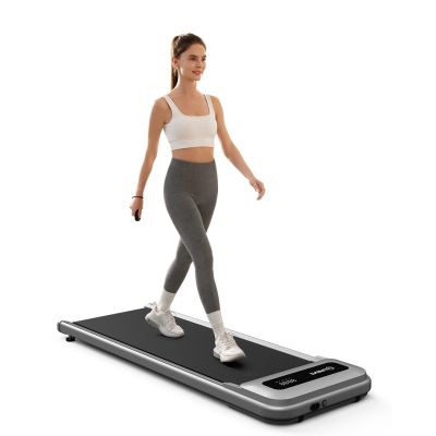 16. Urevo U1 Smart Walkingpad Treadmill + TUCKANO Electrically Adjustable Desk Black/Walnut