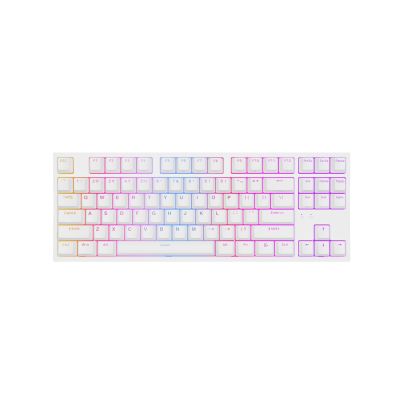 3. GENESIS Thor 404 TKL Keyboard Gaming USB QWERTY American International White