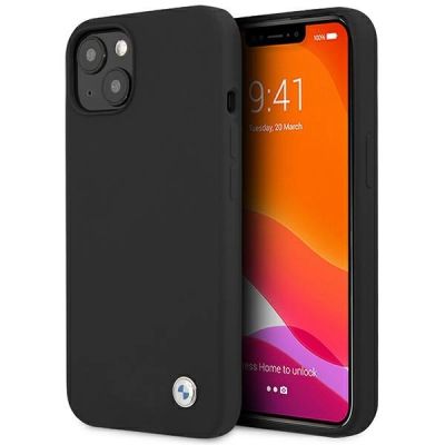 BMW Silicone Signature Case for iPhone 13 mini - Black