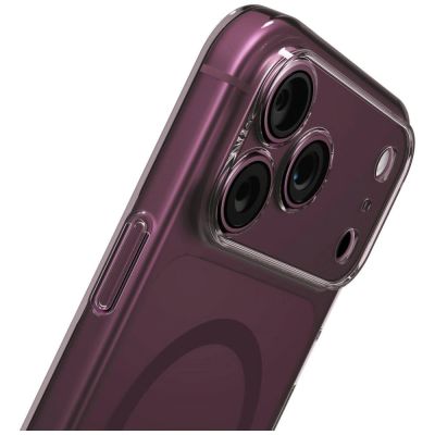 4. Uniq Airsuit Magclick Charging Case for iPhone 18 Pro Max / 17 Pro Max - Burgundy