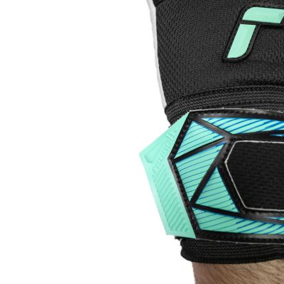 7. Reusch Attrakt RE:GRIP NC Goalkeeper Gloves Black-Blue 5670535 7272