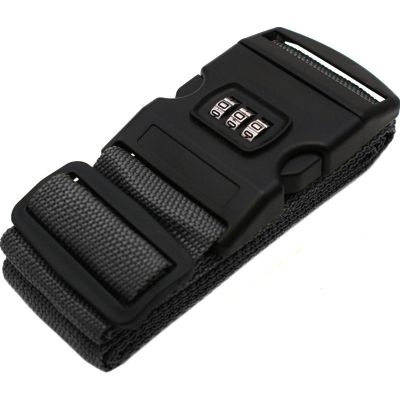 5. UNIVERSAL SECURITY STRAP FOR SUITCASE 180x5CM WITH CODE PROWORLD GRAY