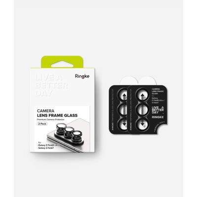 9. Ringke Camera Frame Protector 2-Pack for Samsung Galaxy Z Fold 7/8 Ultra - Black