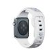 11. 3mk Silicone Watch Strap for Apple Watch 38 / 40 / 41 mm - white
