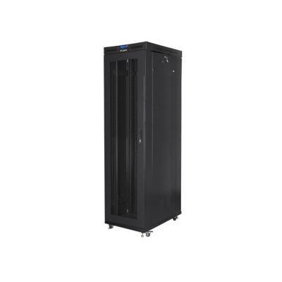 3. LANBERG FLOOR RACK CABINET 19" 47U 800X1000 PERFORATED DOORS BLACK FF01-8047-23BL