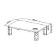 10. ERGOOFFICE MONITOR TABLE STAND WITH QI CHARGER ER-415