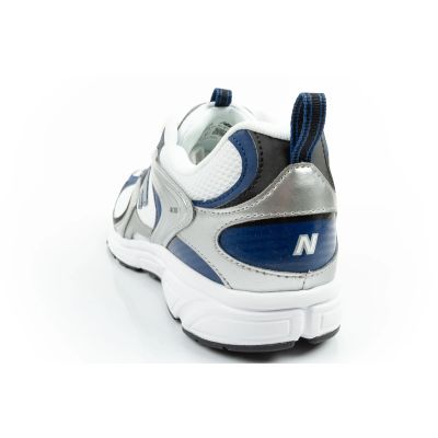 5. New Balance 408 men's sports shoes sneakers fashionable comfortable white silver