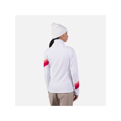 7. Rossignol W Strawpile Fleece Fz Sweatshirt White