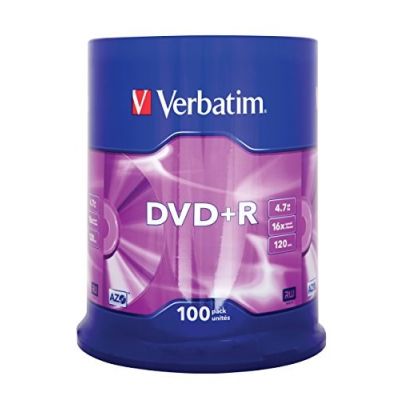 4. DVD Verbatim 43551 (4.7GB; 16x; 100pcs; Cake)