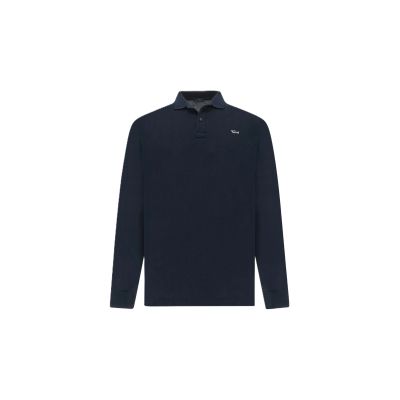 7. Paul&Shark men's navy cotton polo shirt 99311003-13