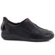 2. Black women's leather wedge shoes M.Daszyński SFY2647-5