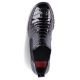 35. Rieker W R474 snakeskin leather ankle boots black