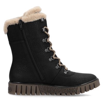 5. Rieker W Y3424-00 RKR745 Fur Ankle Boots