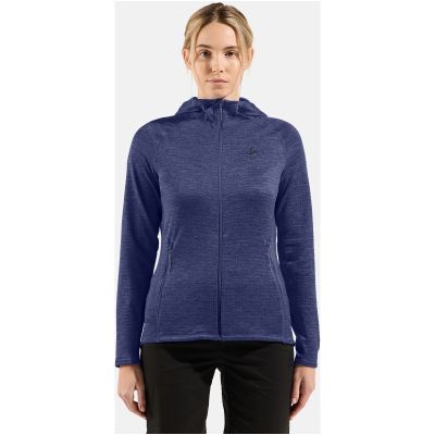 2. Women's ODLO TENCIA Mid Layer Hoody Full Zip, blue
