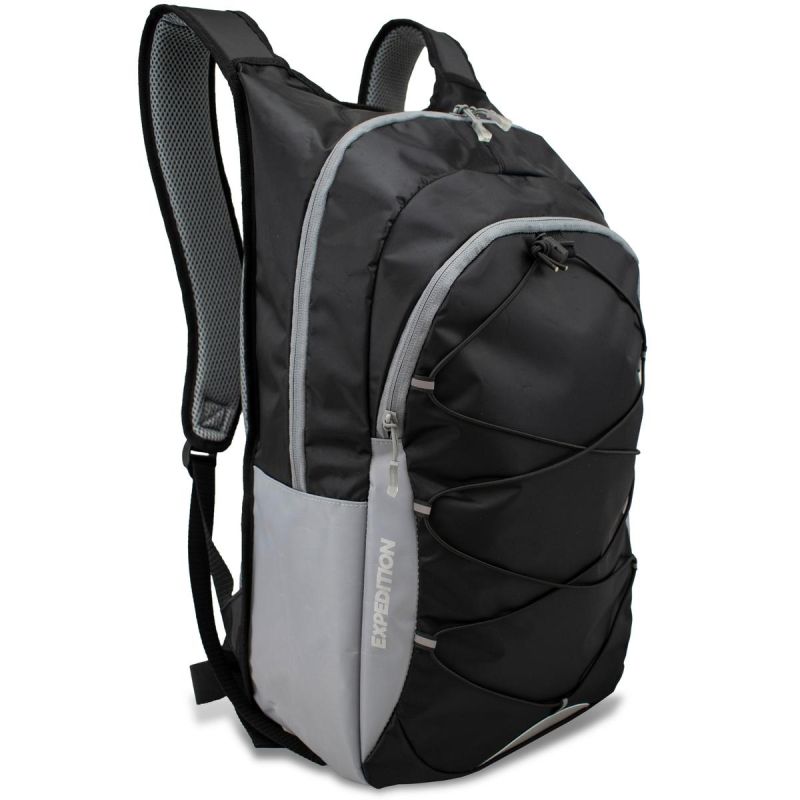 TREKKING BACKPACK A3036 BLACK-GREY SEMI LINE
