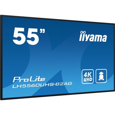 11. iiyama 55” professional 4K UHD Digital Signage display with advanced control and connectivity options.
