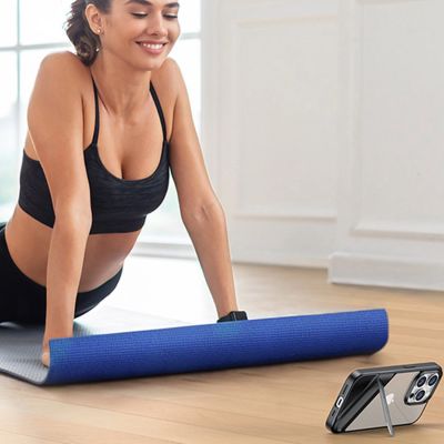 13. Ugreen LP635 Kickstand Protective Case Hard Cover with Gel Frame and Built-in Stand for iPhone 14 Pro Black (90926)