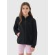 Girls' sweatshirt with a zipper and hood 4F 4FJWSS25TSWSF1706-20S