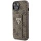 2. Guess Grip Stand 4G Triangle Strass case for iPhone 15 - brown