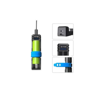 4. XTAR FAST BATTERY CHARGER 3.7V/1.2V USB-C POWER BANK - 1 CHANNEL SC1+